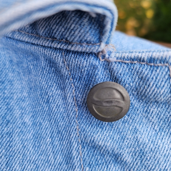 Vintage Pepsi Soda Pop Light Wash Denim Jean Jacket - Picture 5 of 7